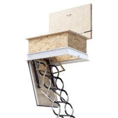 VINDSTRAPPA JAP Kombo brandklassad,isolerad,Vindslucka med stege (7)